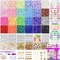 6000 Clay Beads Bracelet Making Kit, 24 Colors Flat Preppy Beads for Friendship Bracelets, Polymer Clay Beads with Charms for Jewelry Making 9 x 7 x 0.7 inches